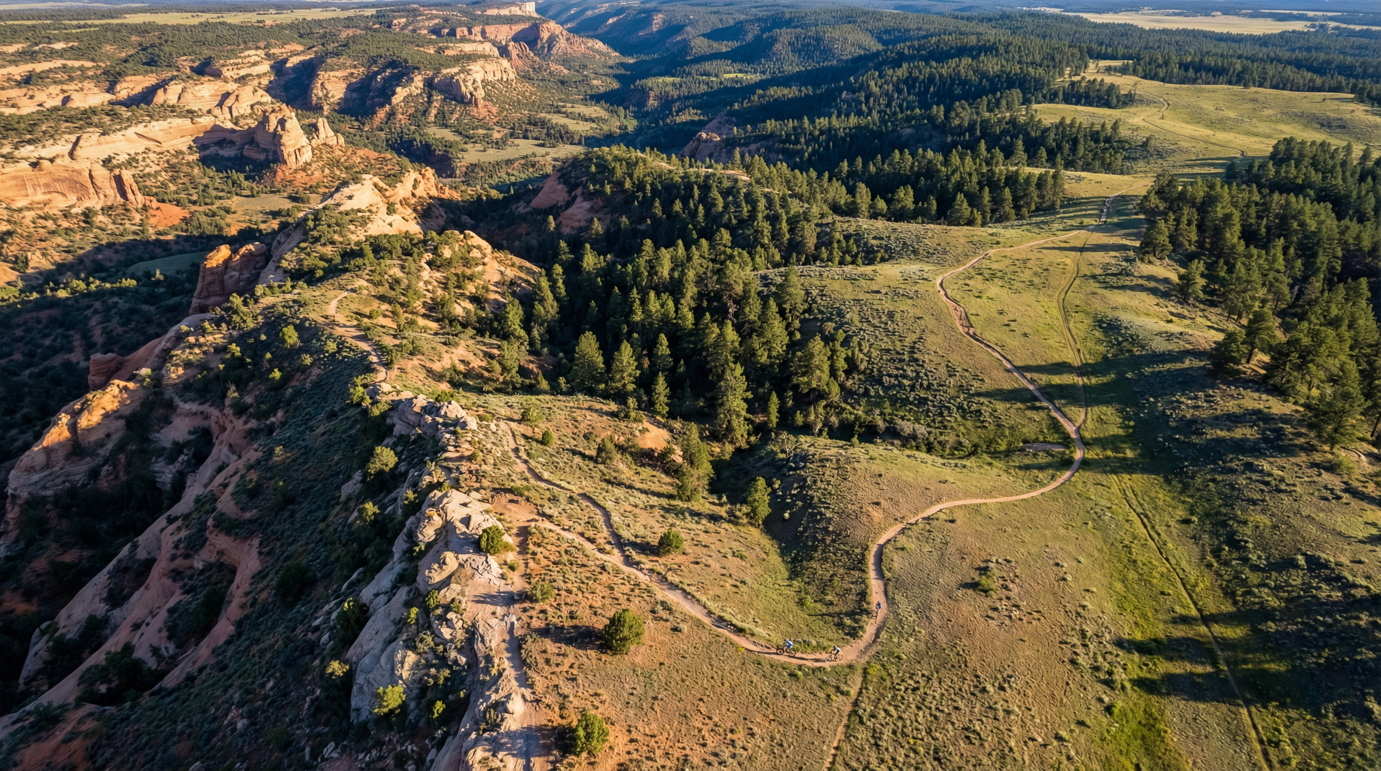Extensive natural trail system